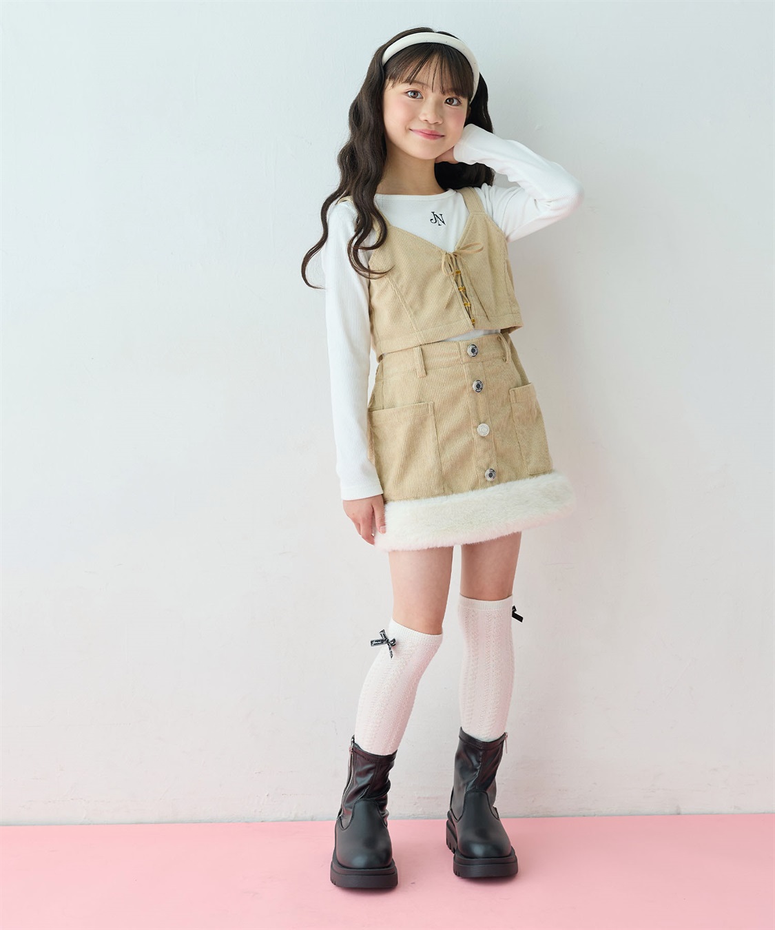 JENNI 【JENNI/ジェニィ】【アジャスターあり】インパン付きコーディロイスカート_sub_2