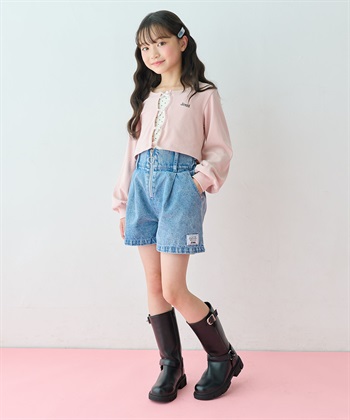 JENNI 【JENNI/ジェニィ】【アジャスターあり】デニムZIPショートパンツ_subthumb_3