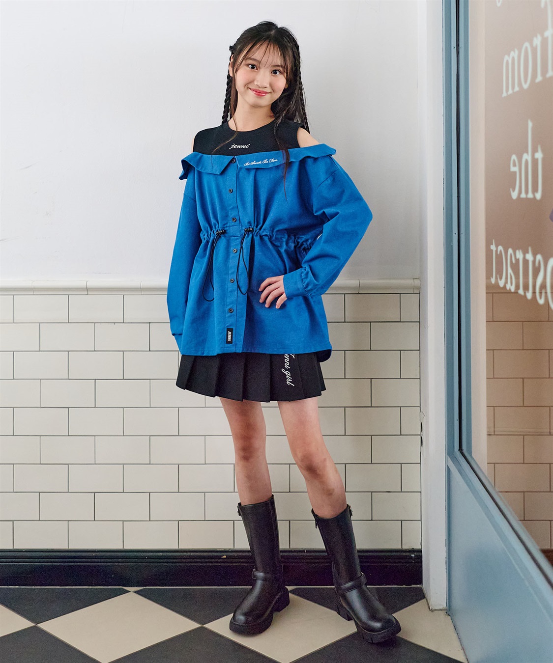 JENNI 【JENNI/ジェニィ】シャツドッキングプルオーバー　肩あき　レイヤード_sub_20