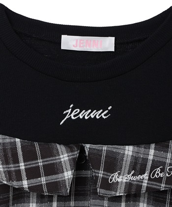 JENNI 【JENNI/ジェニィ】シャツドッキングプルオーバー　肩あき　レイヤード_subthumb_24