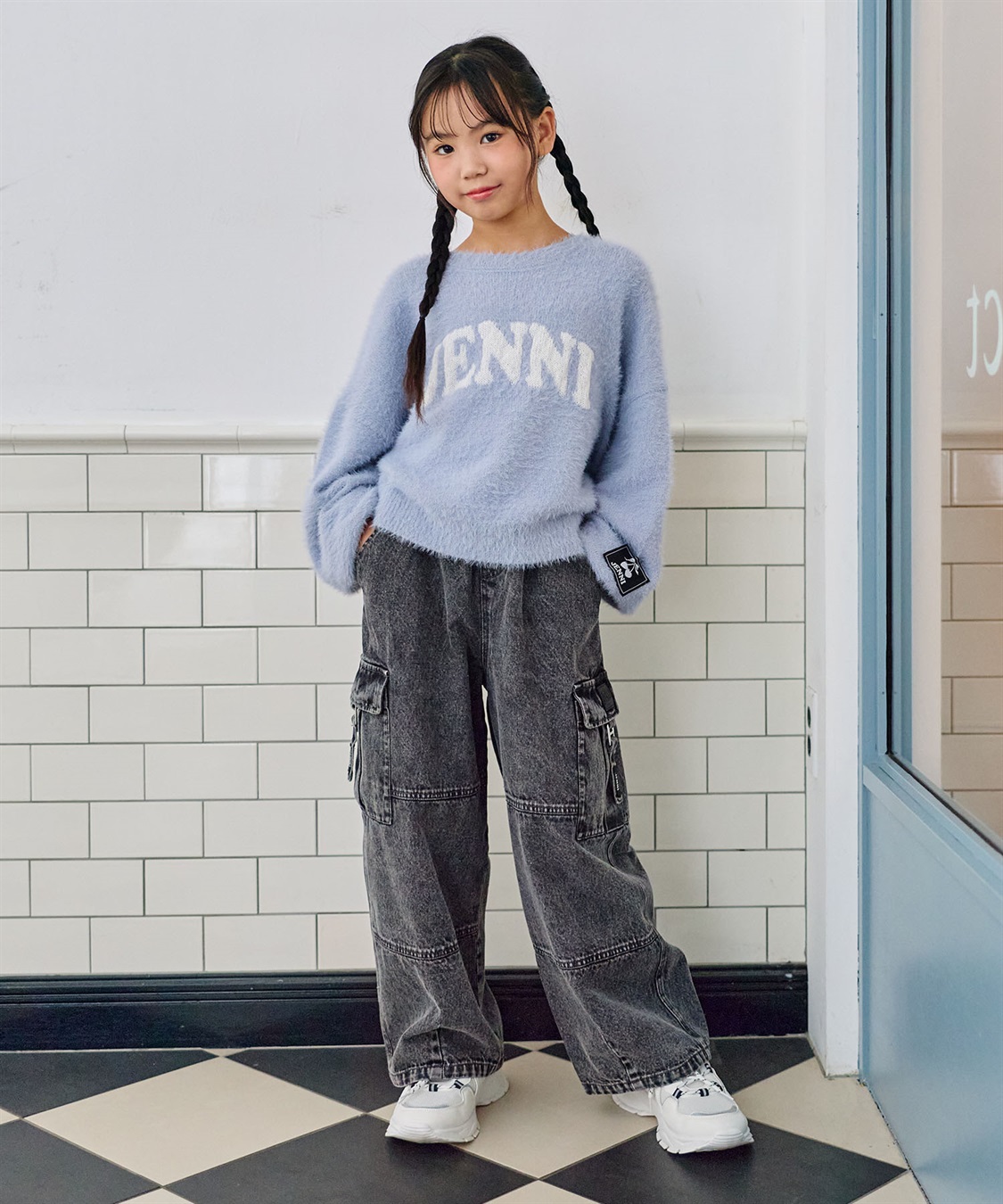JENNI 【JENNI/ジェニィ】Wウエストゴムデニムパンツ_sub_13