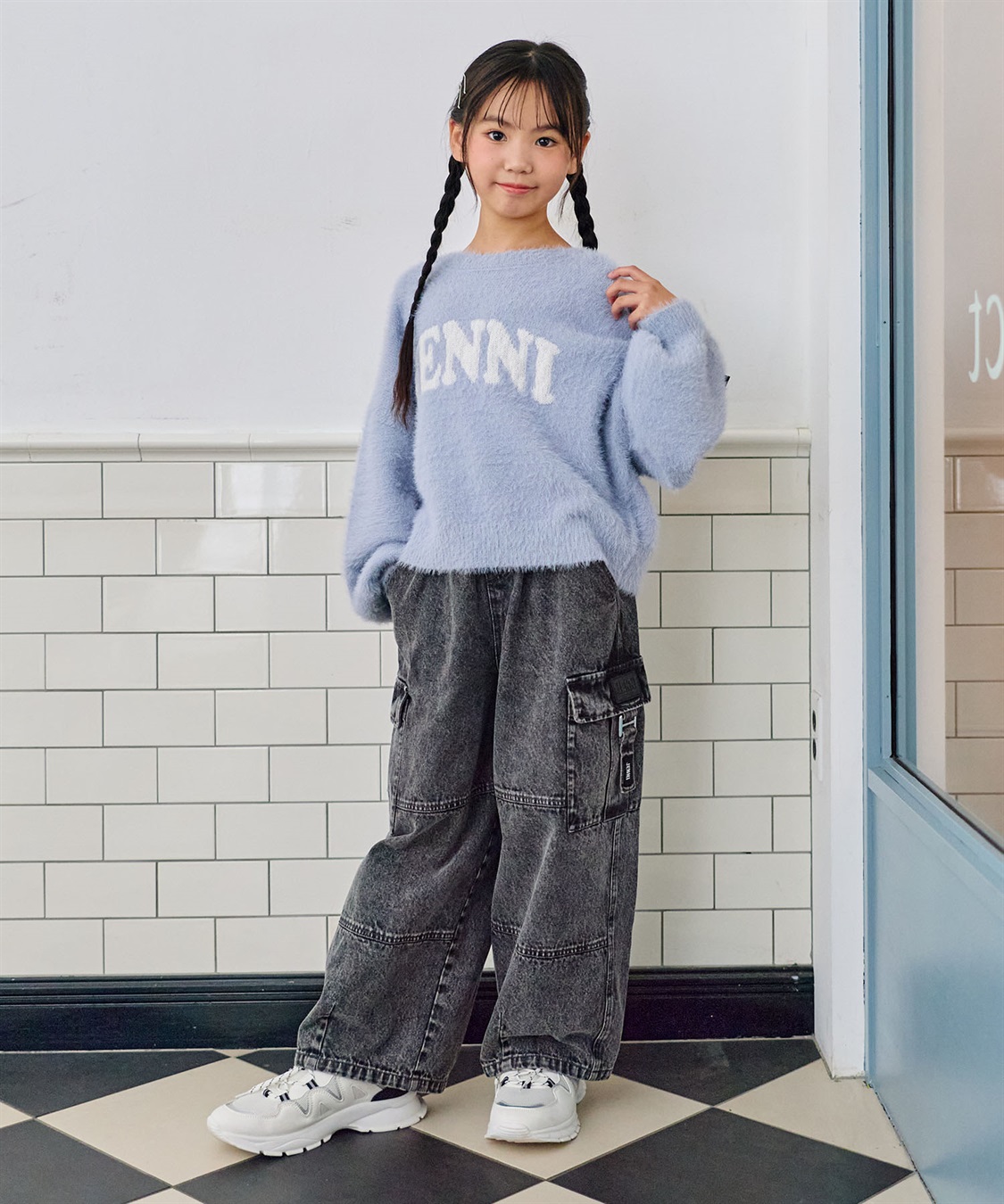 JENNI 【JENNI/ジェニィ】Wウエストゴムデニムパンツ_sub_15