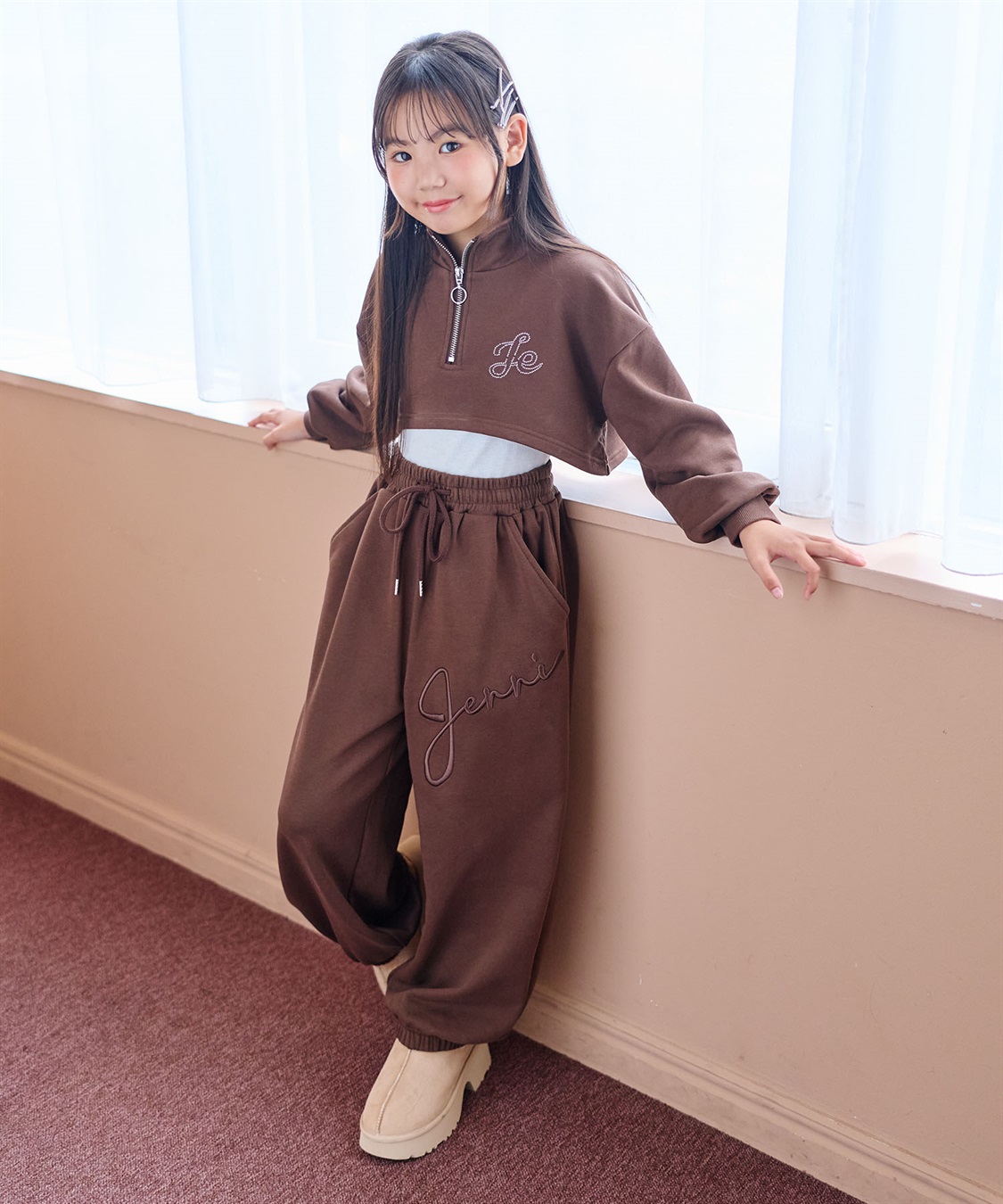 JENNI 【JENNI/ジェニィ】刺繍ロングパンツ_sub_7