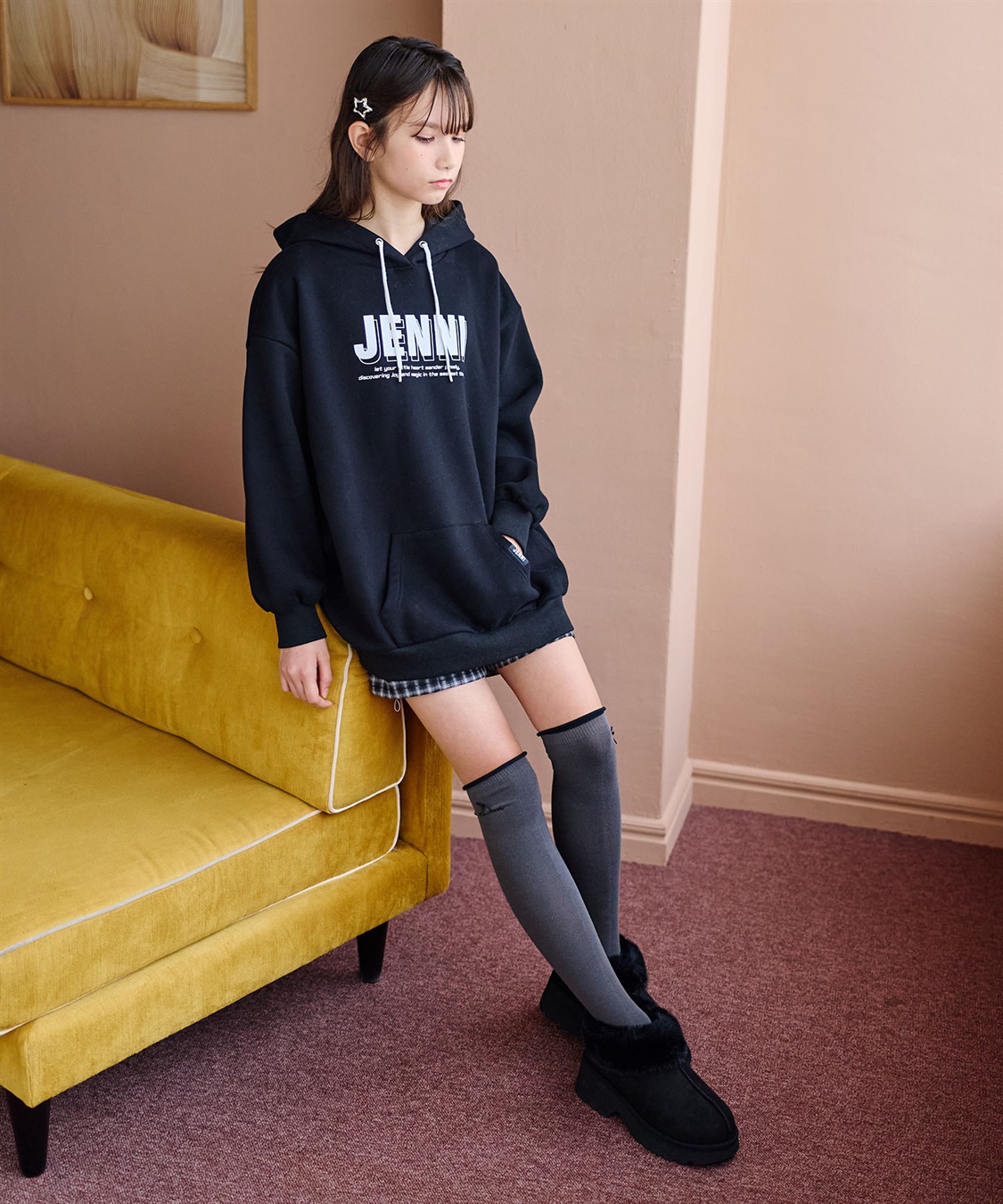 JENNI 【JENNI/ジェニィ】フード付きビッグロゴパーカー_sub_6