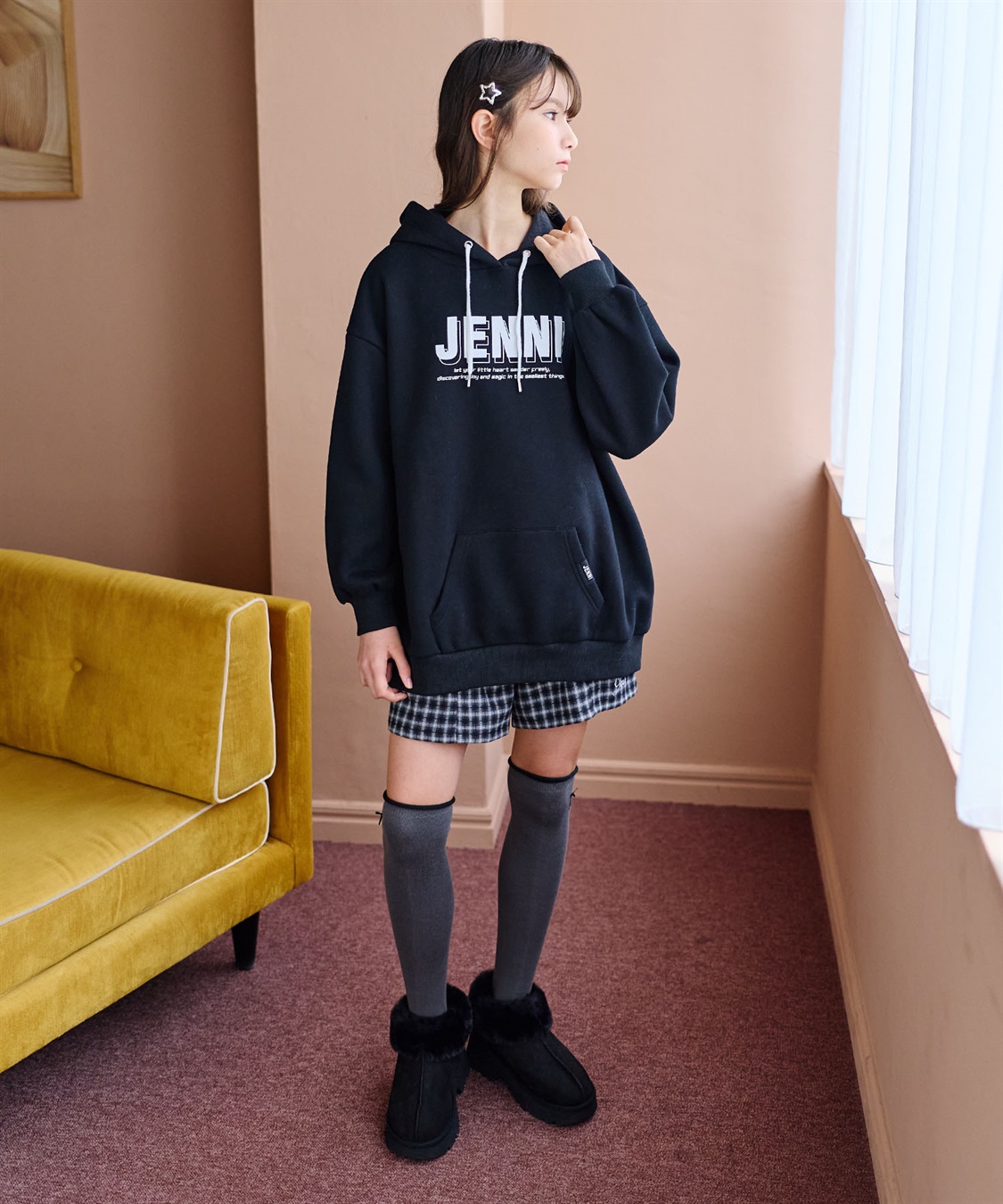 JENNI 【JENNI/ジェニィ】フード付きビッグロゴパーカー_sub_8