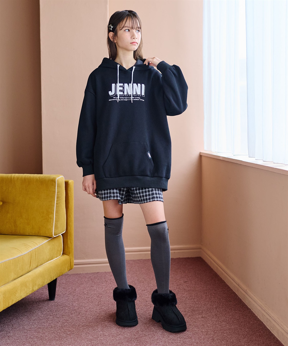 JENNI 【JENNI/ジェニィ】フード付きビッグロゴパーカー_sub_9
