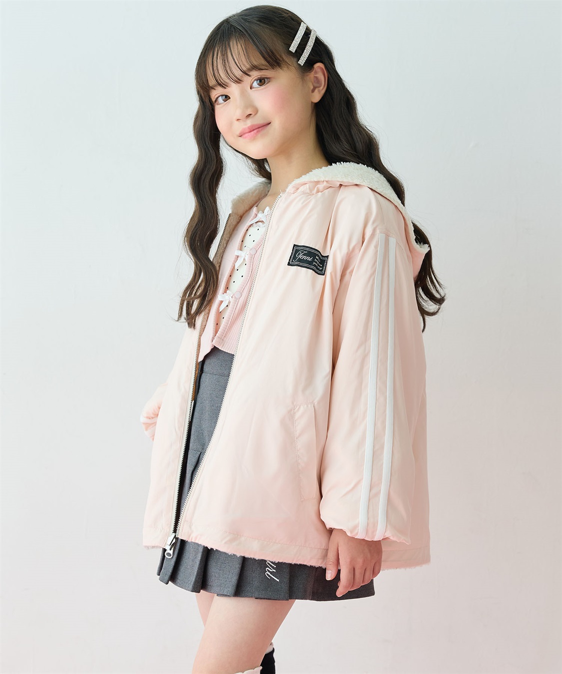 JENNI 【JENNI/ジェニィ】ボア×タフタリバーシブルブルゾン_sub_2