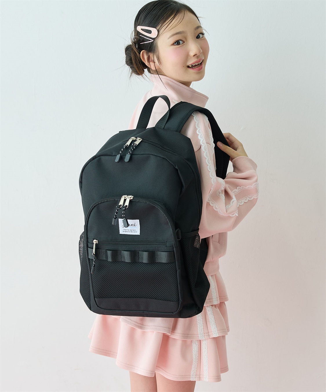 JENNI 【JENNI/ジェニィ】【23L】メッシュポケット撥水リュック_sub_1
