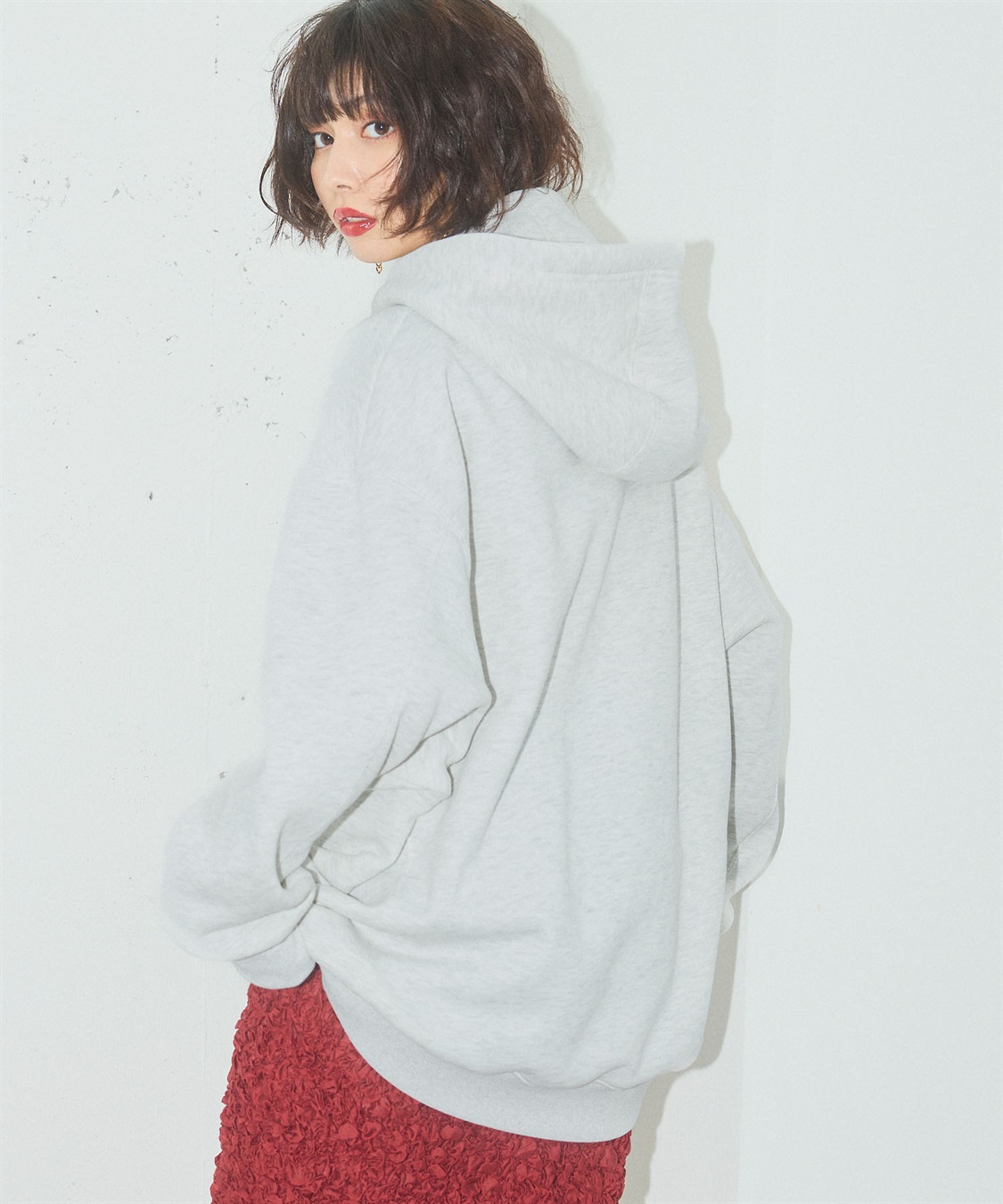 ELLEgirl 《ユニセックス》バラクラバ付きオーバーサイズスウェット_sub_5