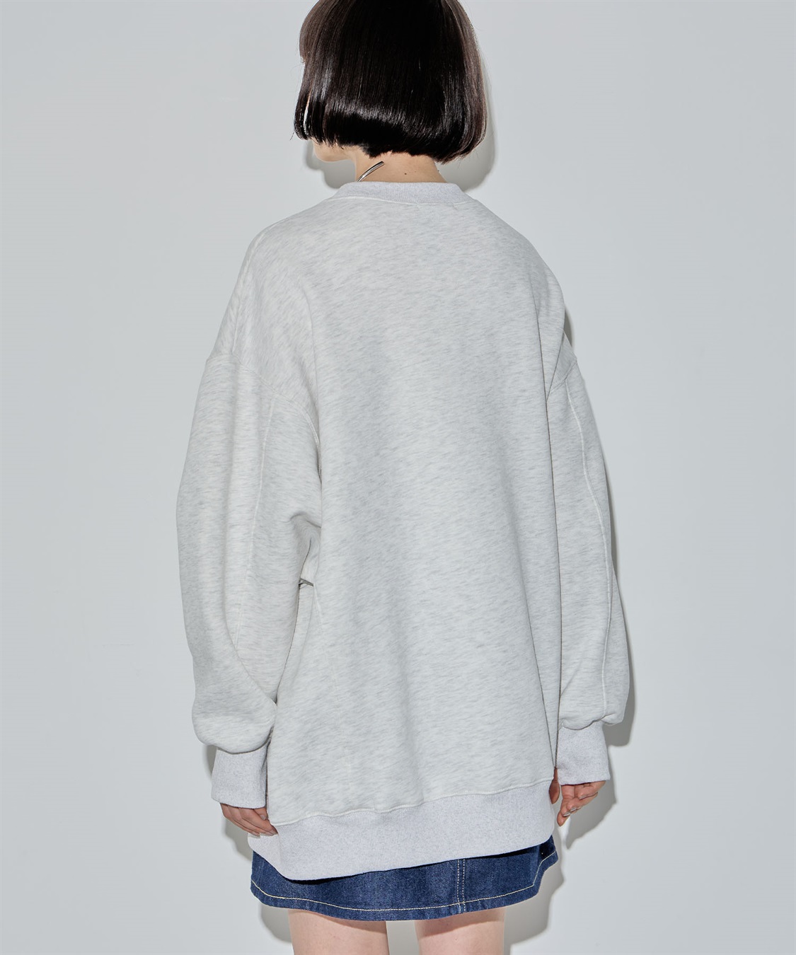 ELLEgirl 《ユニセックス》バラクラバ付きオーバーサイズスウェット_sub_10