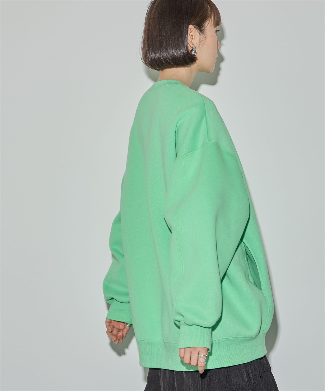 ELLEgirl 《ユニセックス》バラクラバ付きオーバーサイズスウェット_sub_24