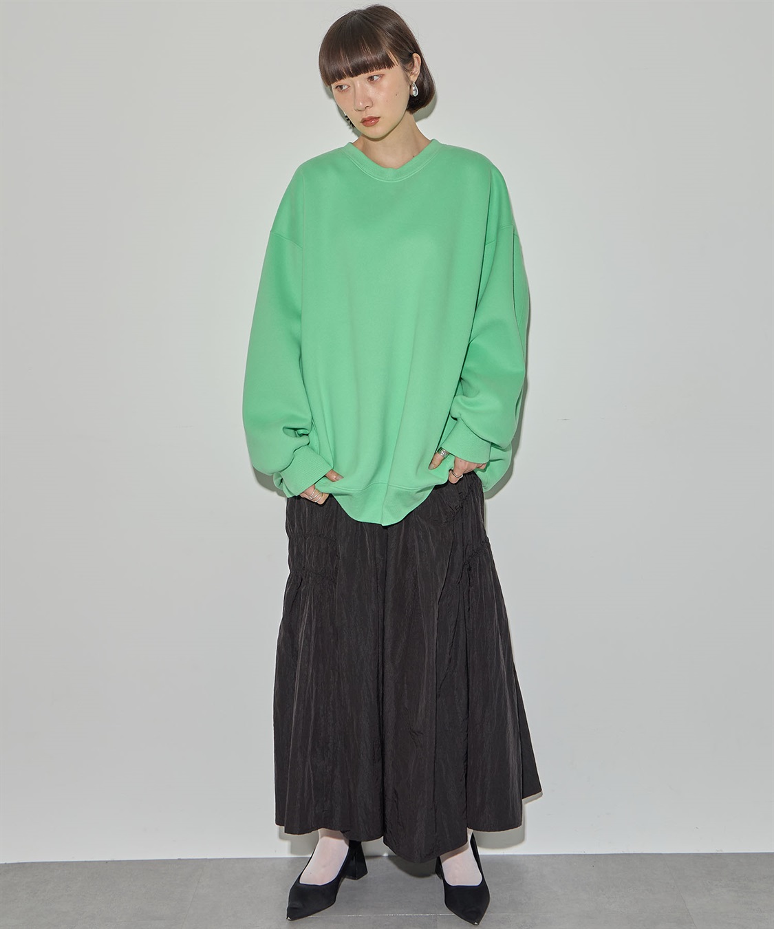 ELLEgirl 《ユニセックス》バラクラバ付きオーバーサイズスウェット_sub_25