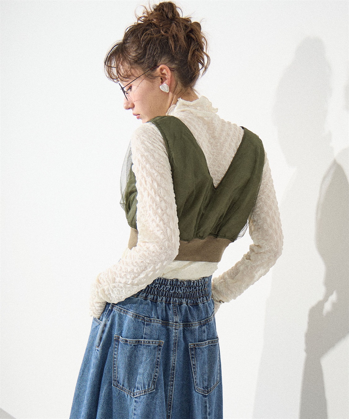 リバーシブルMA-1スカート○セットアップ対応○ ELLEgirl