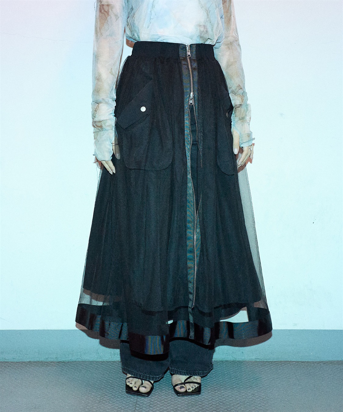 ELLEgirl リバーシブルMA-1スカート●セットアップ対応●_sub_14