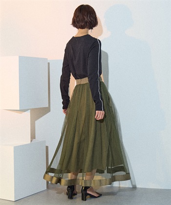 リバーシブルMA-1スカート○セットアップ対応○ ELLEgirl