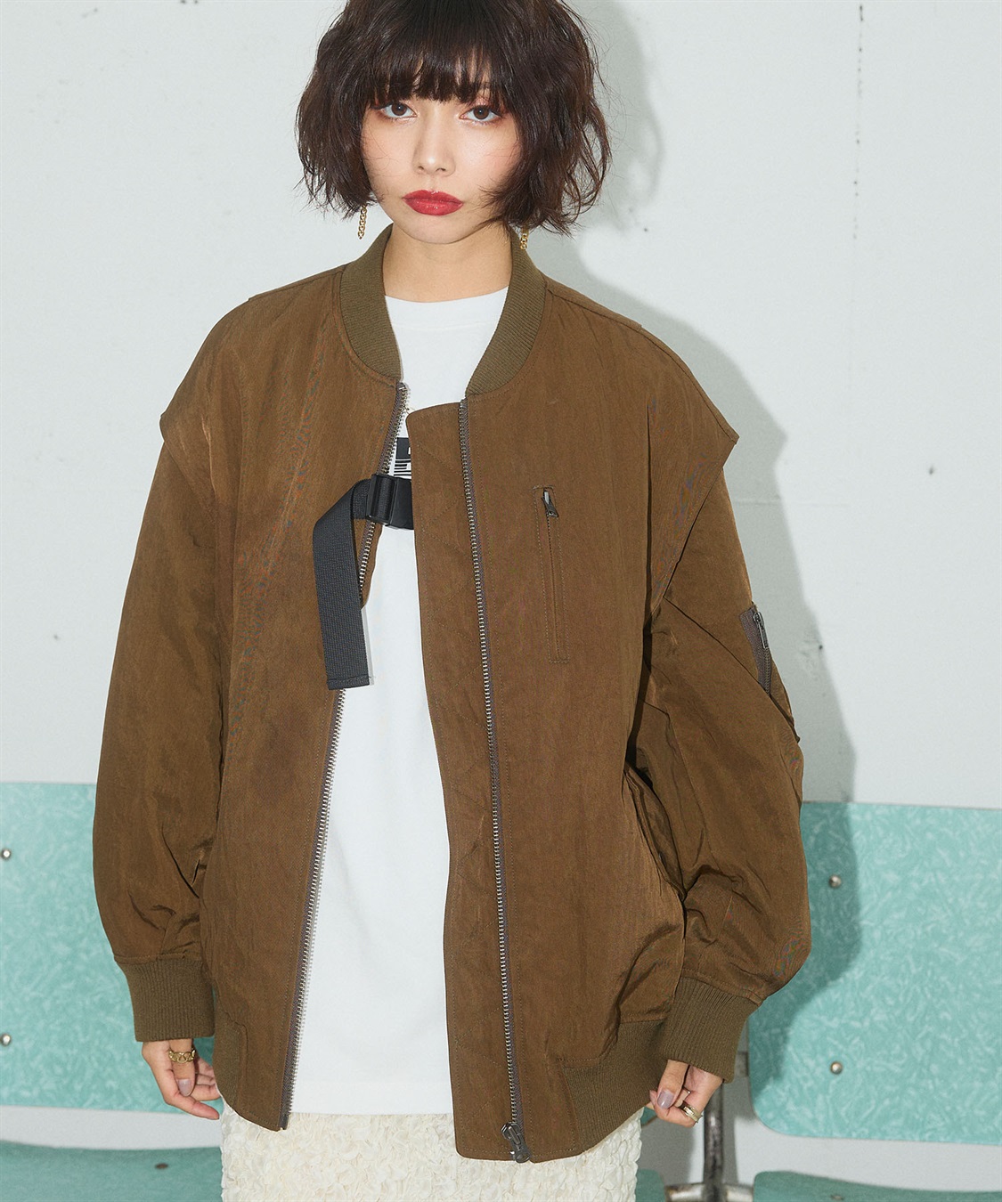 4way MA-1 ELLEgirl｜クロスプラス公式通販サイト