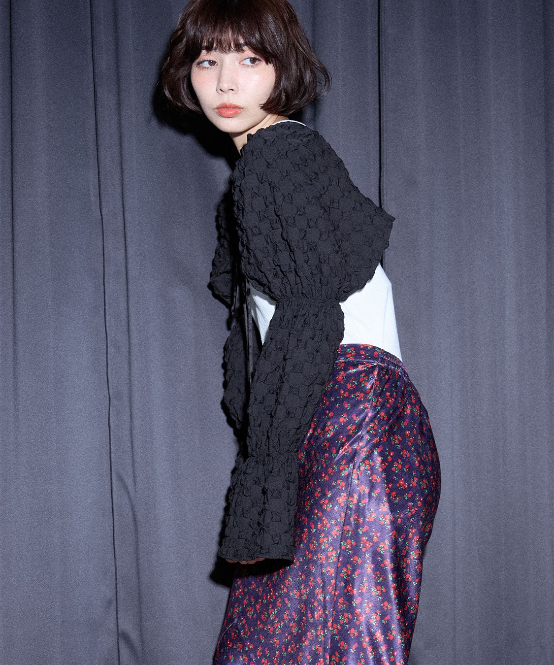 新品未使用】acka flower jacquard bolero - メルカリ