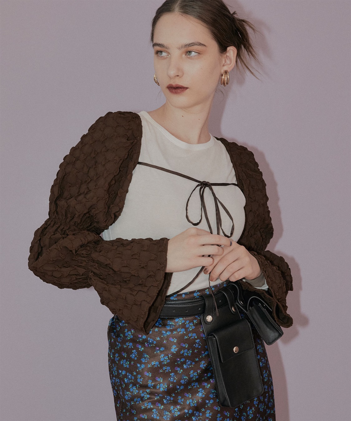 新品未使用】acka flower jacquard bolero - メルカリ