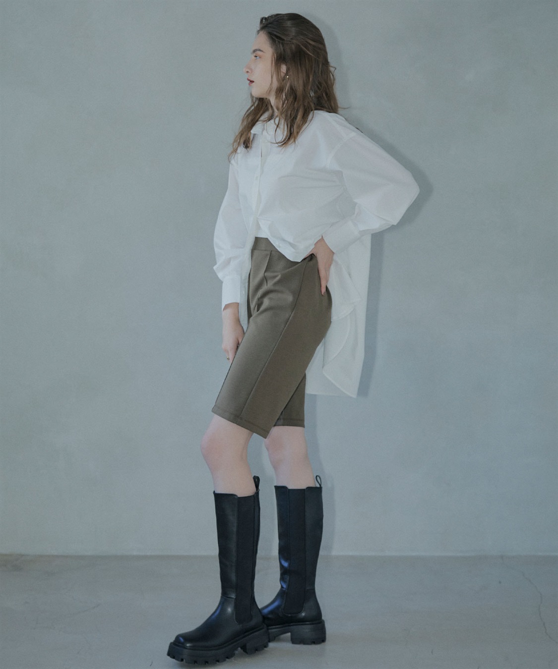 ELLEgirl センターシームハーフパンツ_sub_17