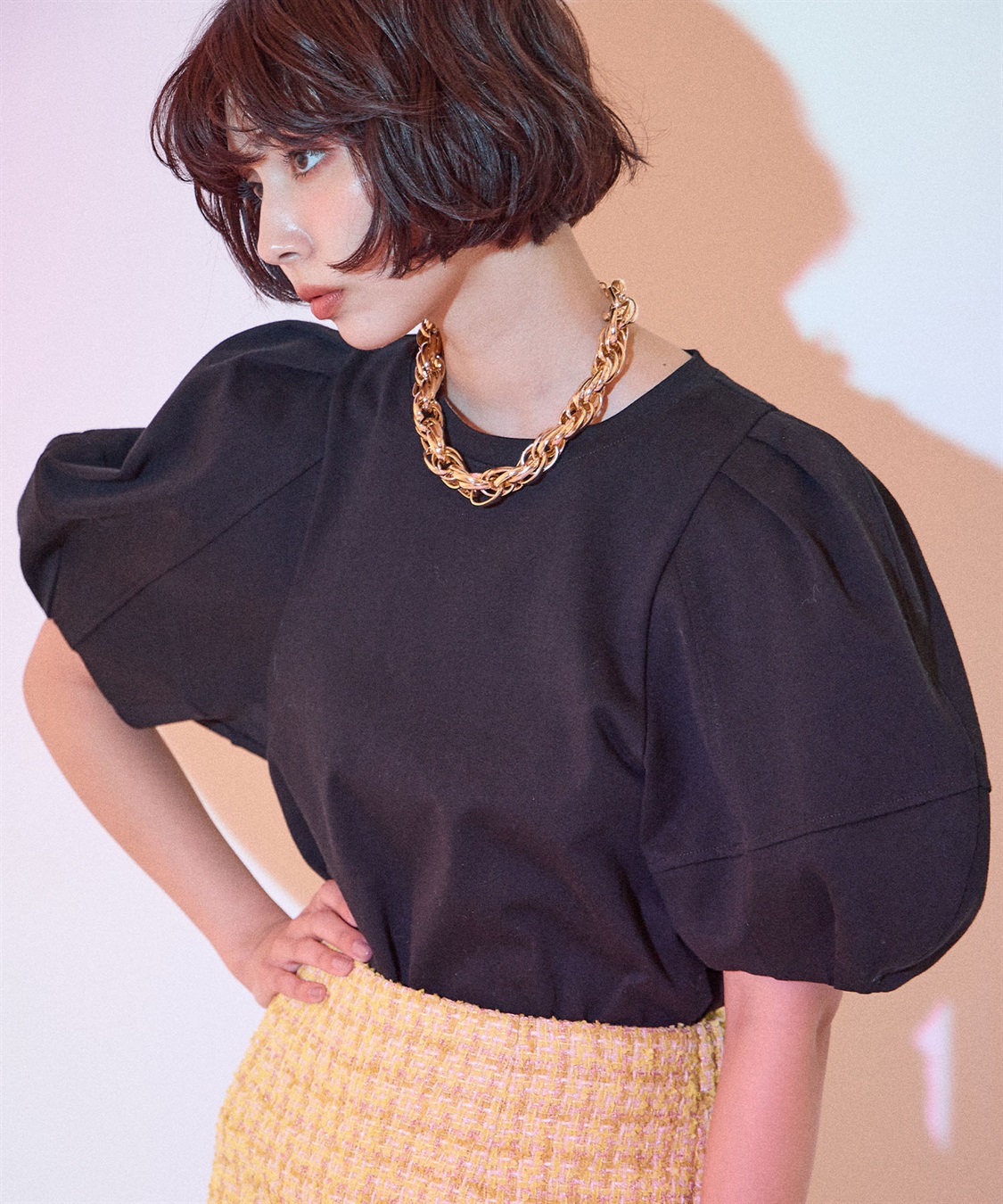 ELLEgirl コクーンスリーブT_sub_15