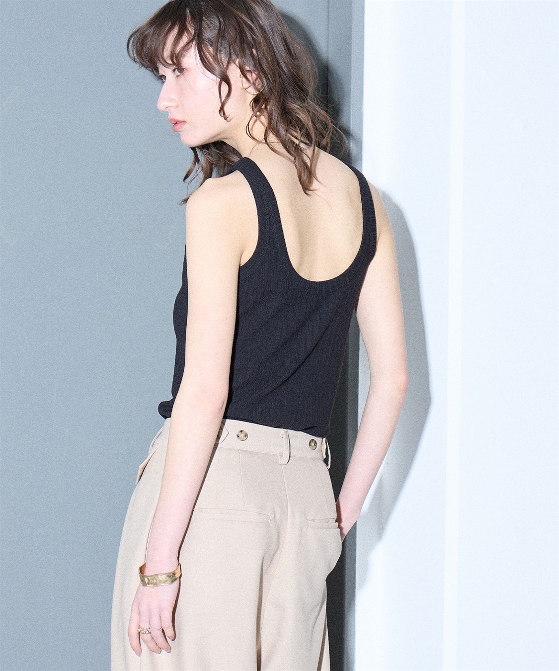 カップ付きアメスリタンクトップ ELLEgirl｜クロスプラス公式