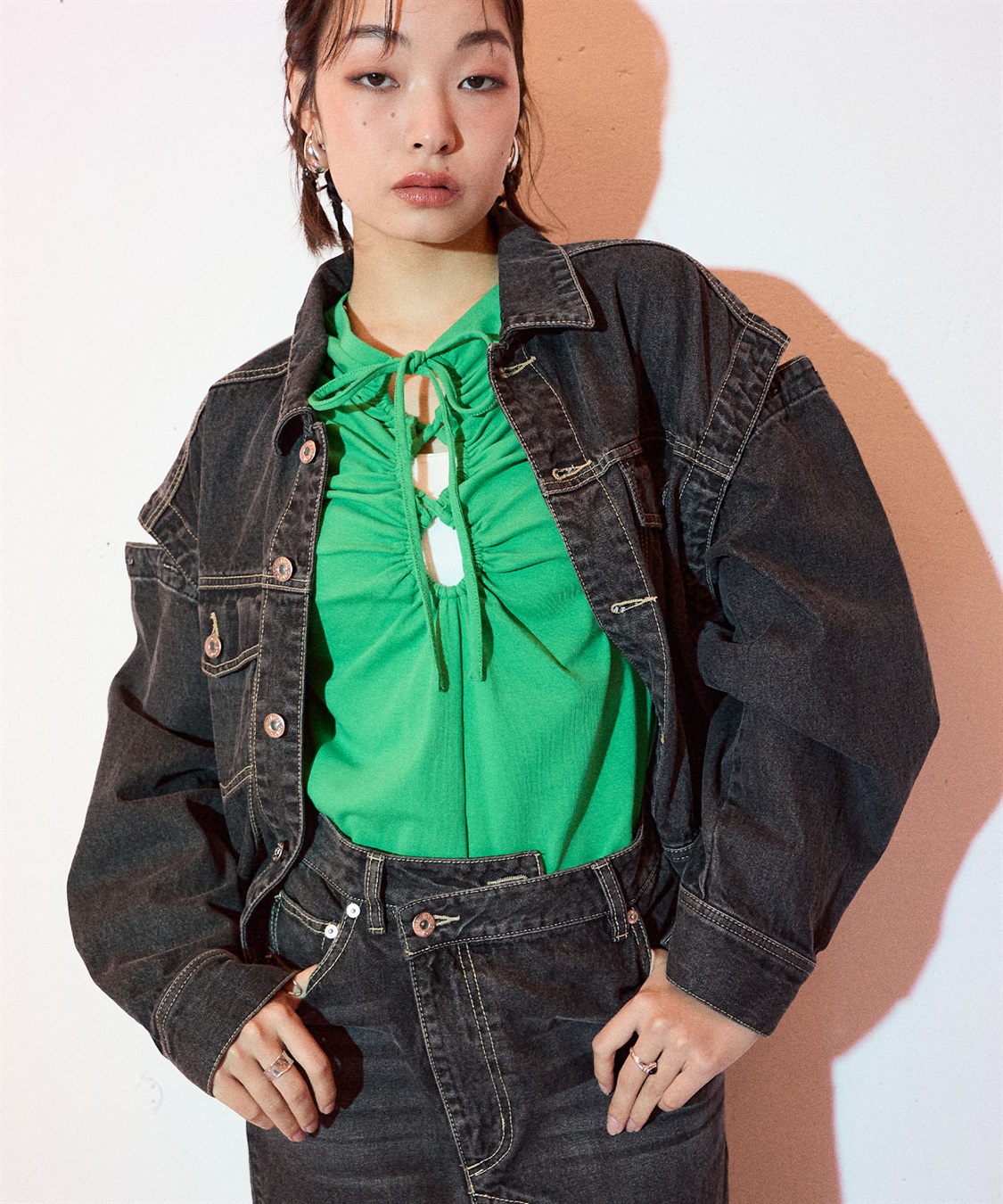 完売品　girlish ランタンデニムジャケット image_571fa95d-f918-4189-8c83-