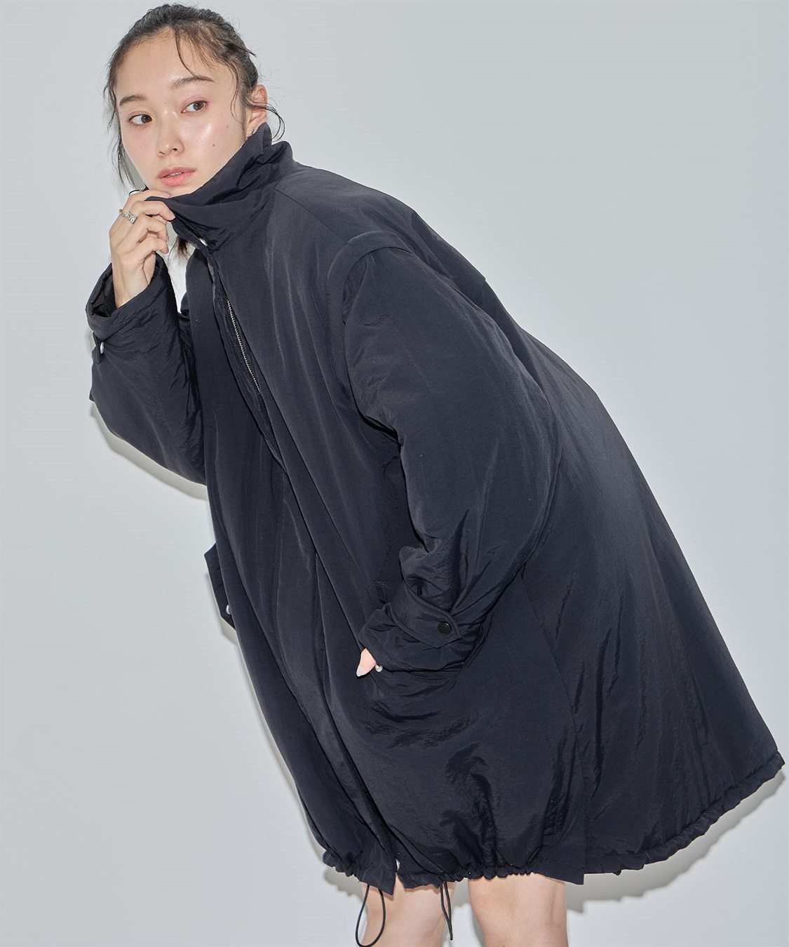 マルチウェイリバーシブル中綿コート ELLEgirl｜クロスプラス公式通販