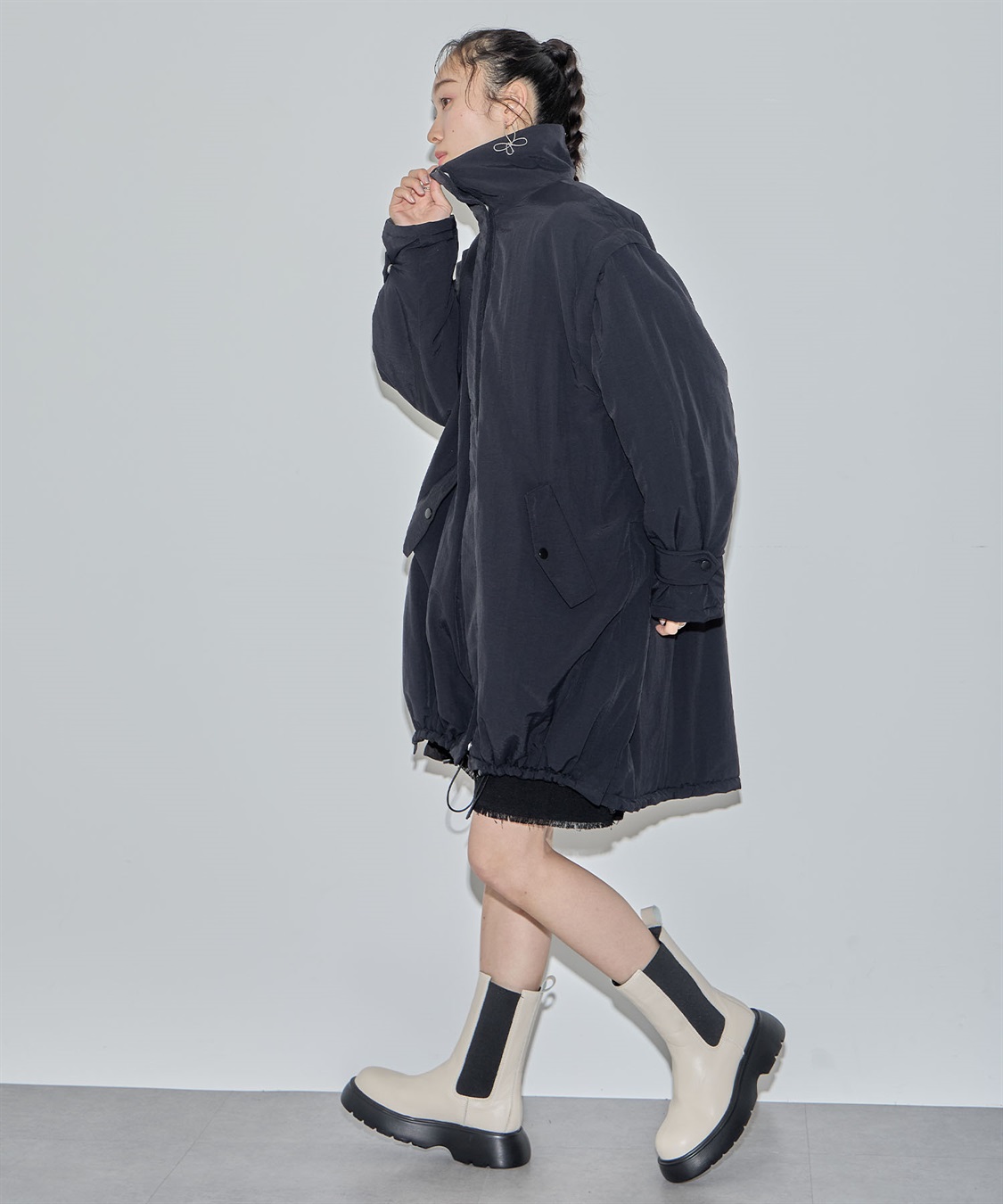 マルチウェイリバーシブル中綿コート ELLEgirl｜クロスプラス