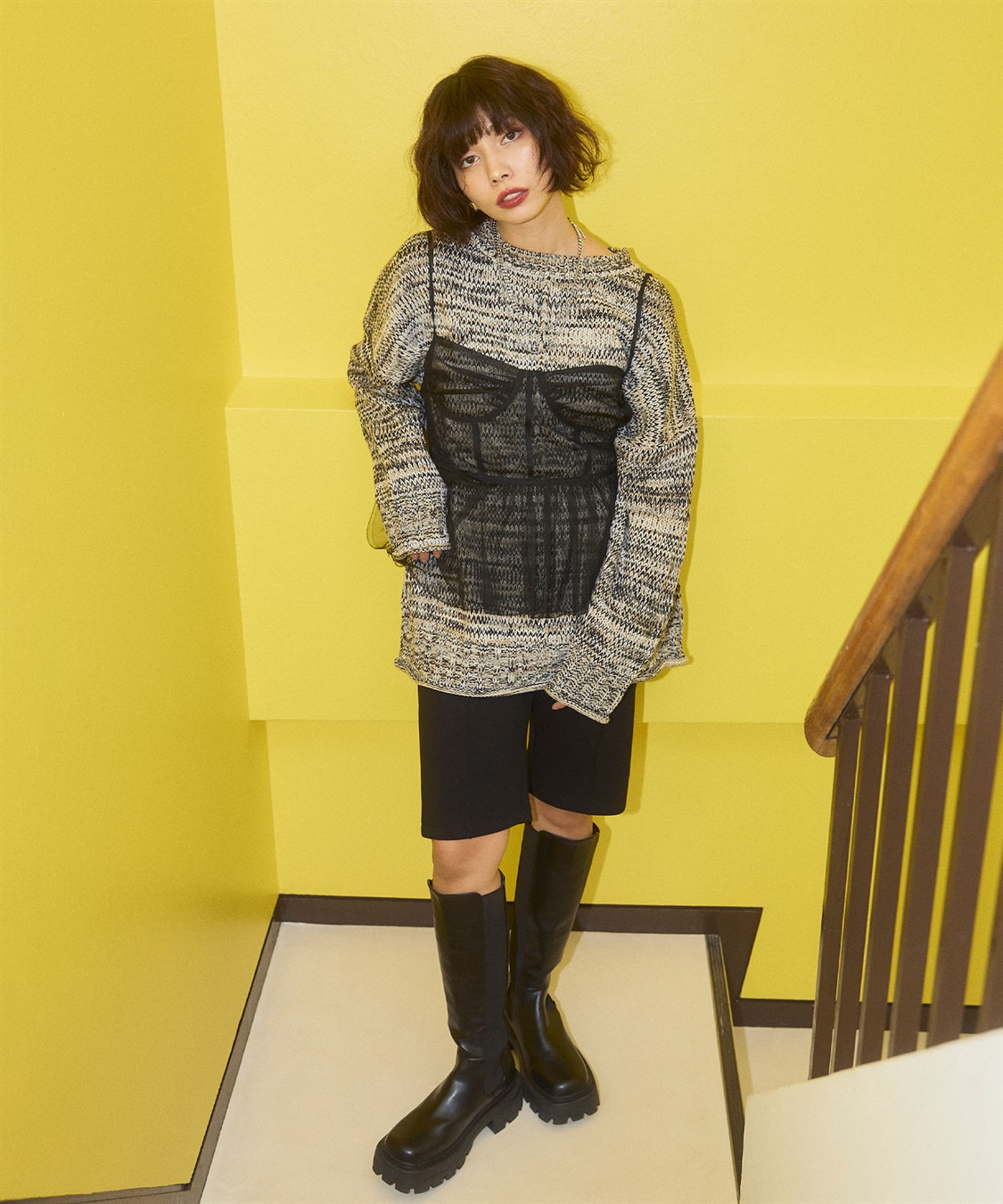 ELLEgirl チュールペプラムビスチェ_sub_8