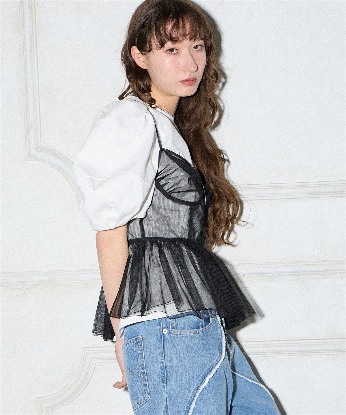 ELLEgirl チュールペプラムビスチェ_sub_12