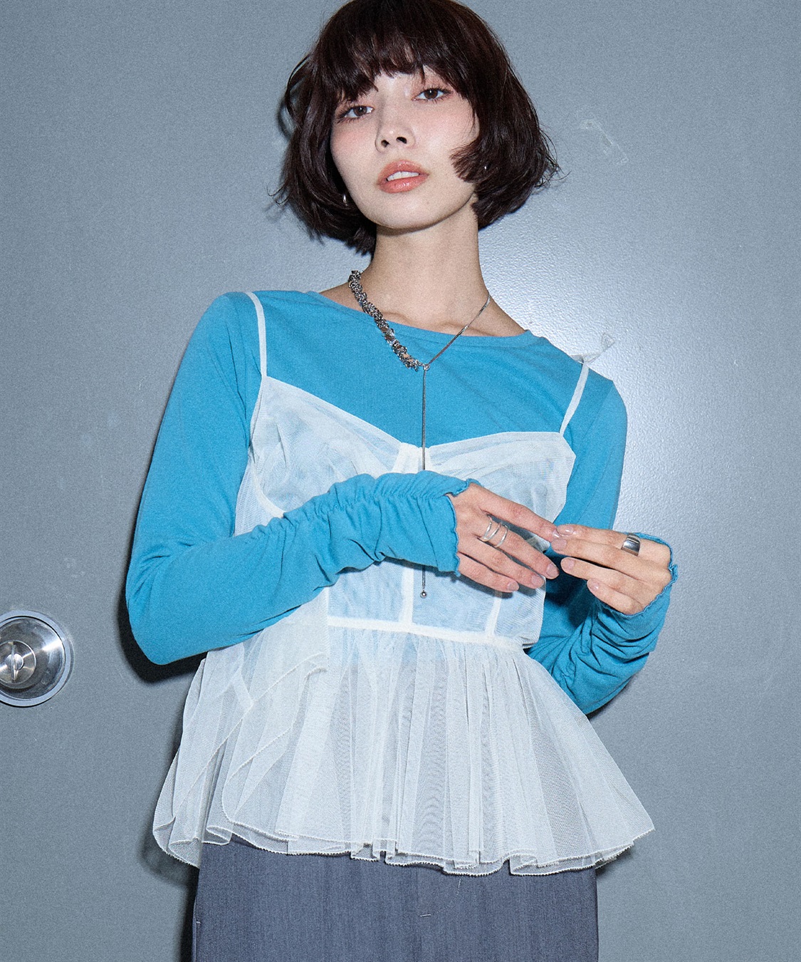 ELLEgirl チュールペプラムビスチェ_sub_24