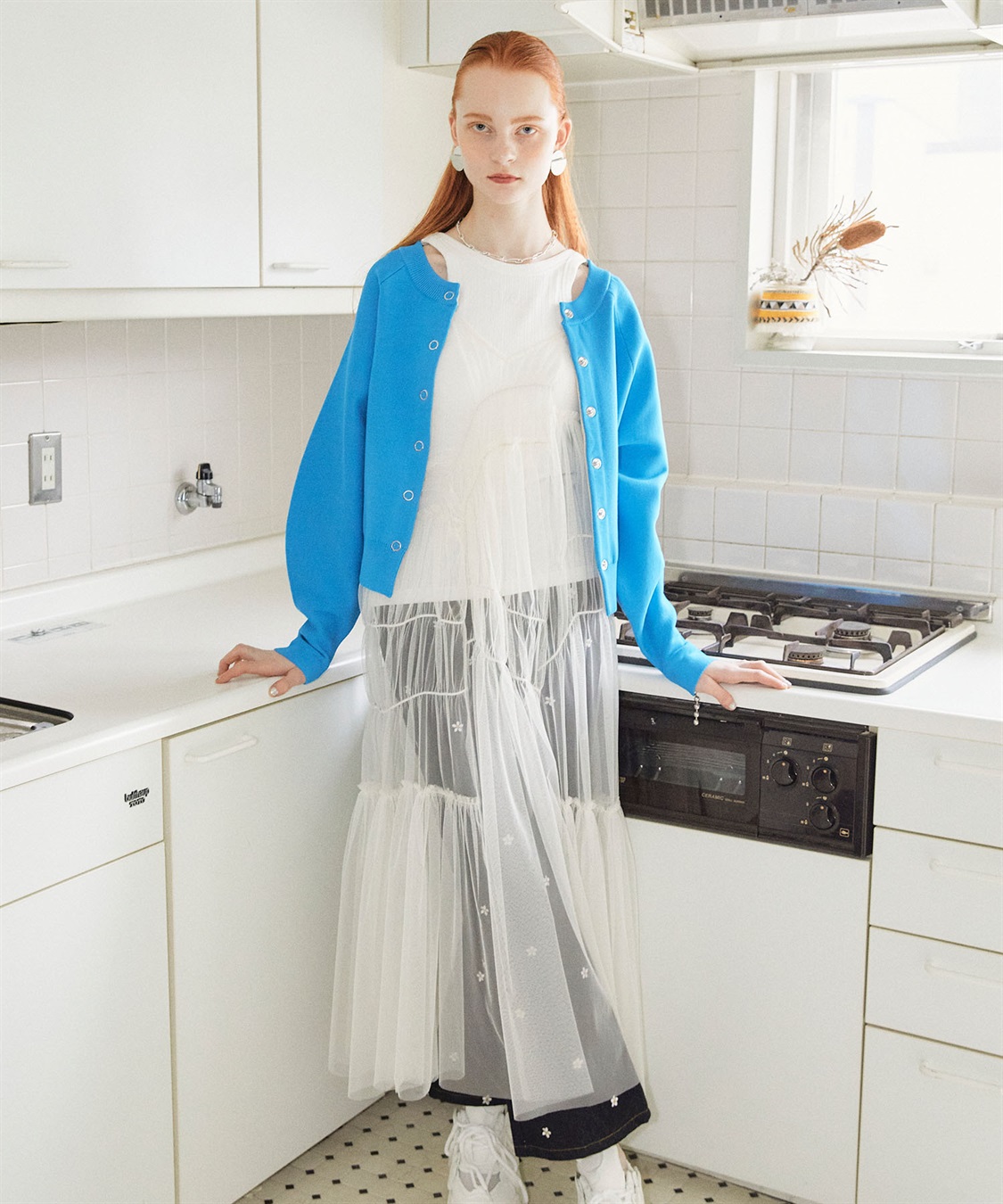 ELLEgirl チュールキャミワンピース_sub_6