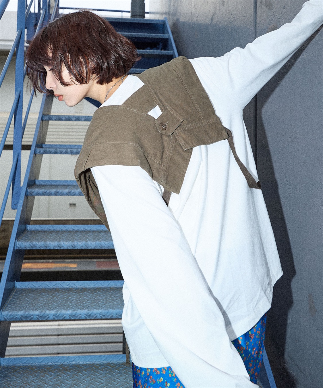 ELLEgirl ミリタリ―リメイク風ベスト_sub_14