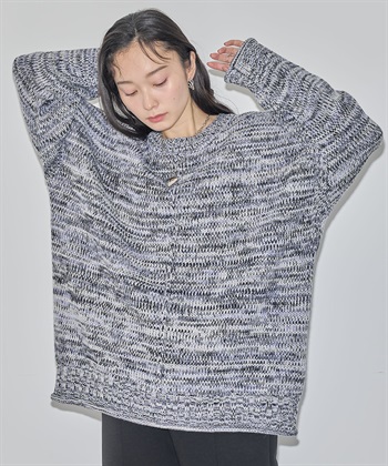 小物などお買い得な福袋 ミックスカラーニットプルオーバー ELLEgirl｜クロスプラス公式 トップス
