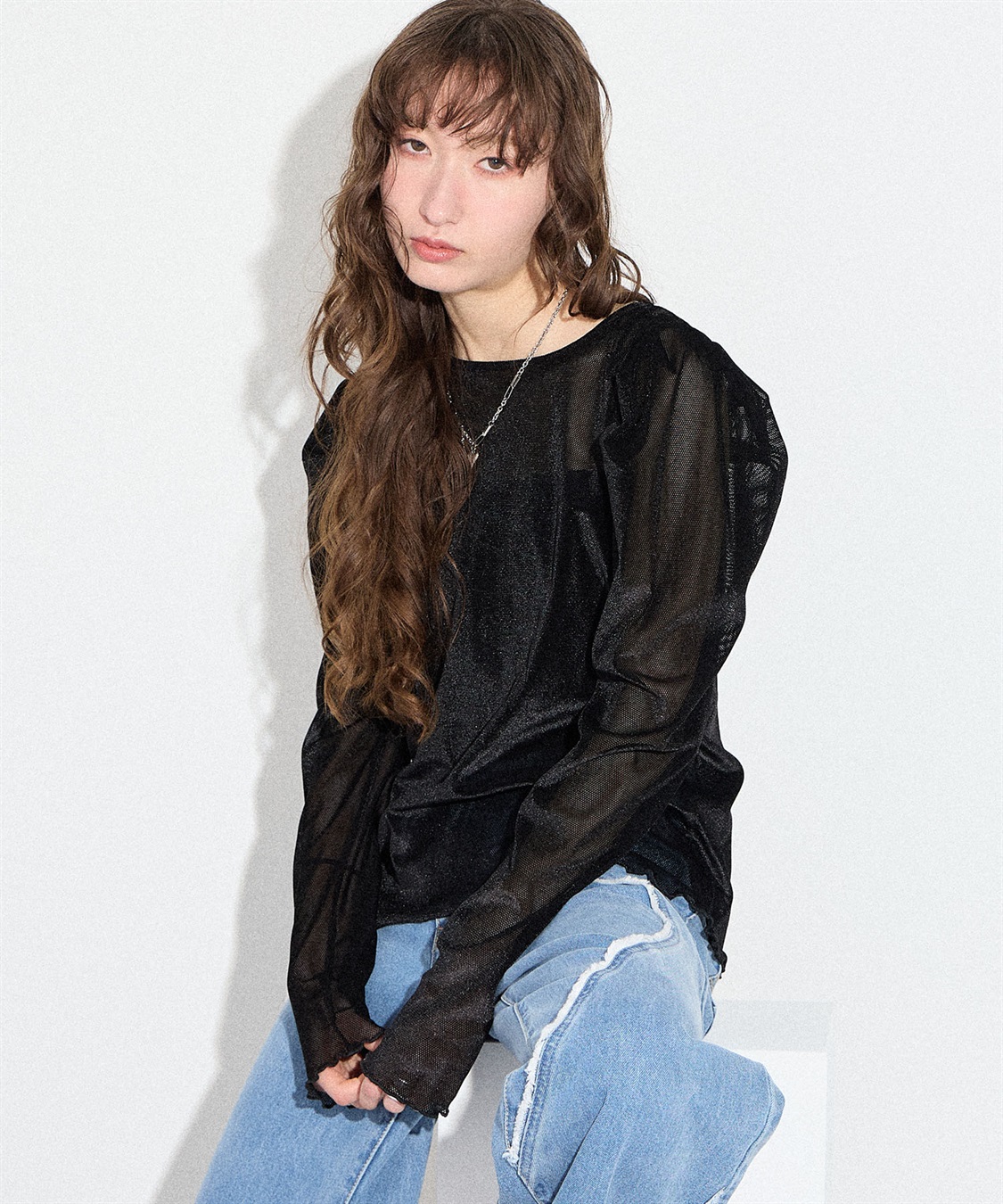 SK: ELLIE フラワーチュールトップス【BLACK】 SK: ELLIE フラワーチュールトップス【BLACK】 フラワーチュール