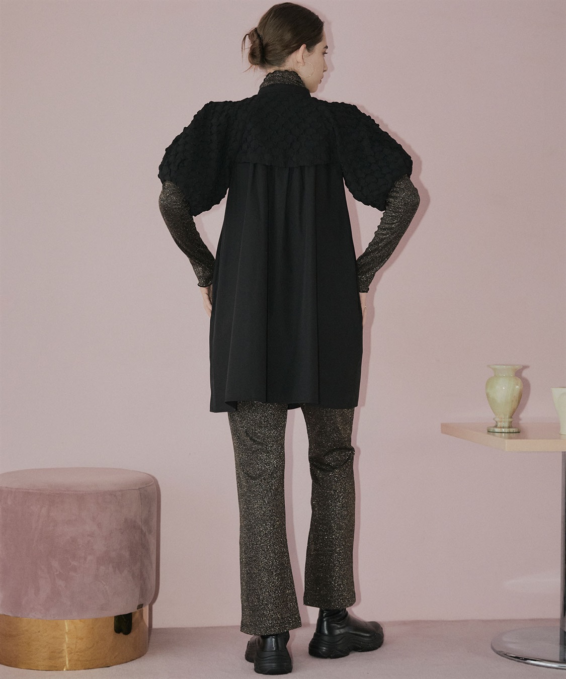 ELLEgirl ラメセンターシームリブパンツ_sub_7