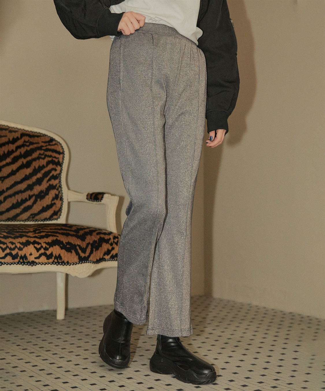 ELLEgirl ラメセンターシームリブパンツ_sub_8