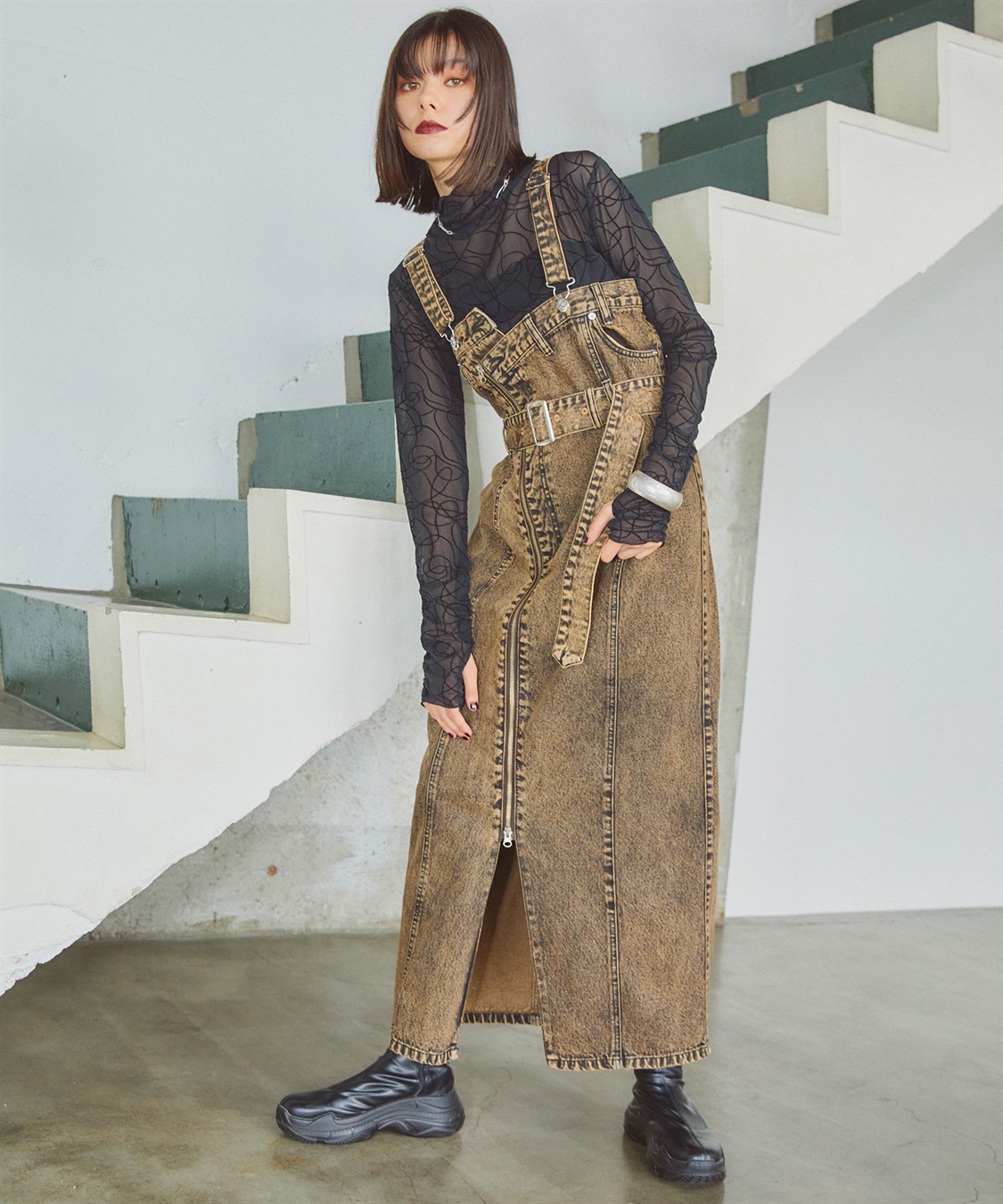 ELLEgirl マルチウェイデニムジャンパースカート_sub_22