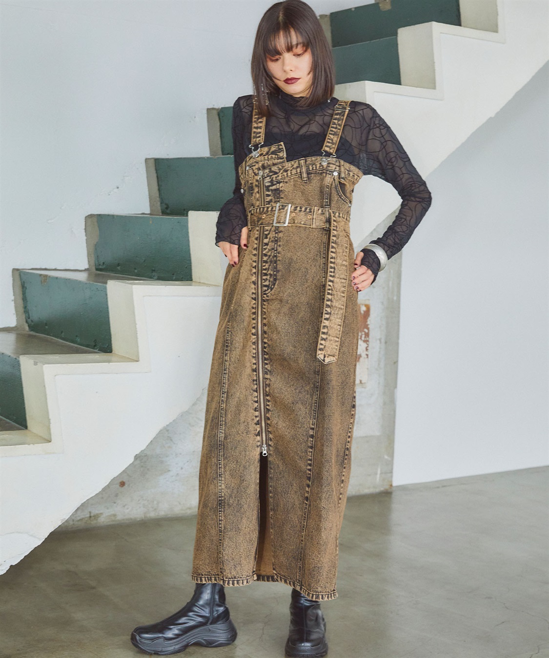 ELLEgirl マルチウェイデニムジャンパースカート_sub_23