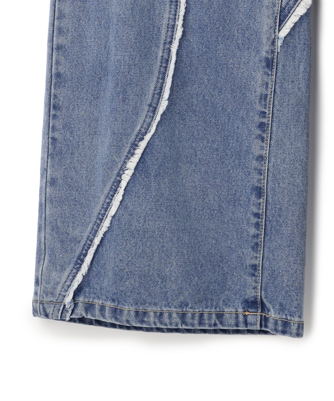 ELLEgirl デザイン切り替えデニムワイドパンツ_sub_19