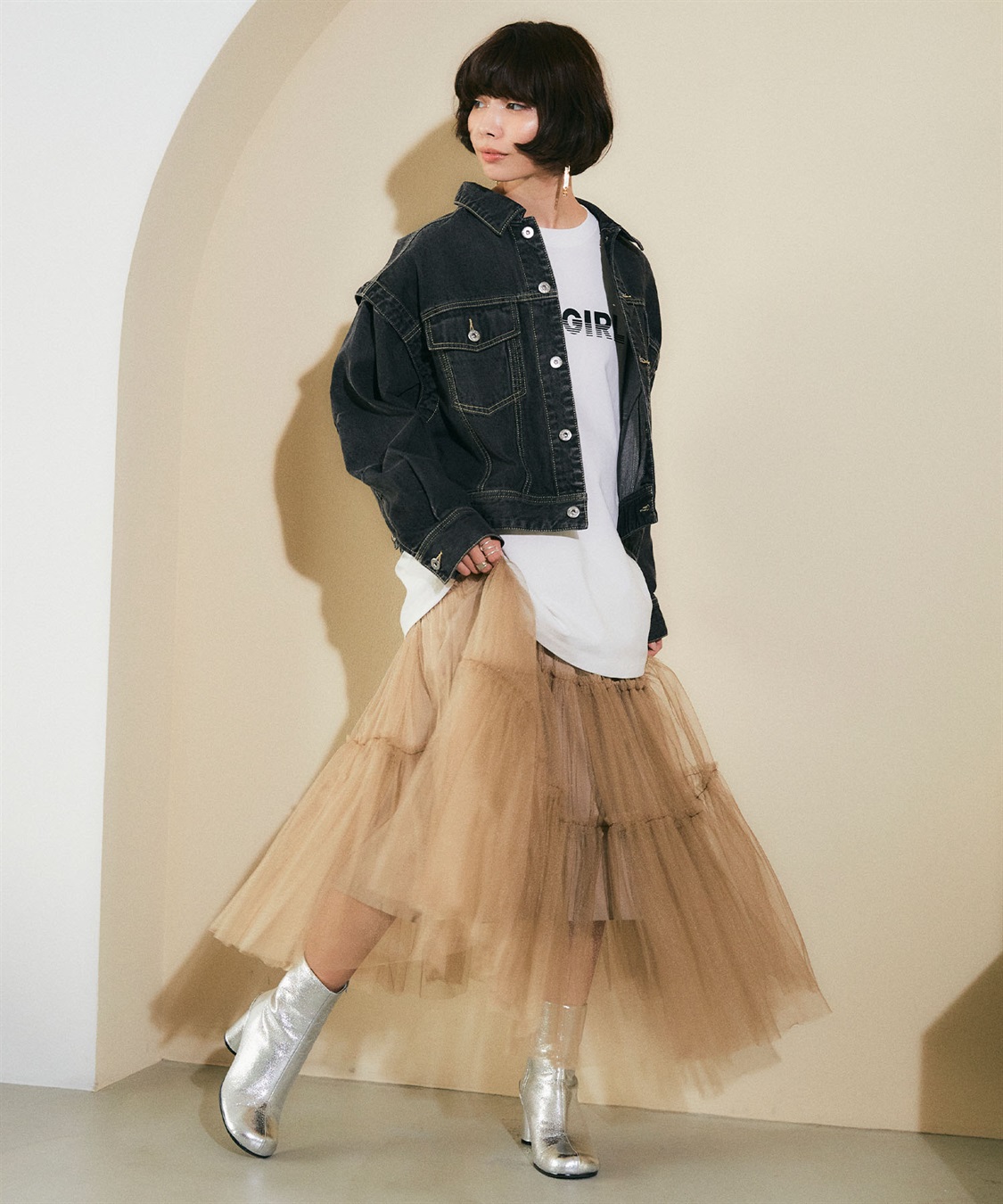 ELLEgirl チュールティアードスカート_sub_28