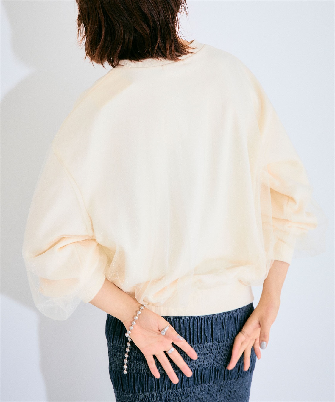 ELLEgirl チュールレイヤードスウェットプルオーバー_sub_19