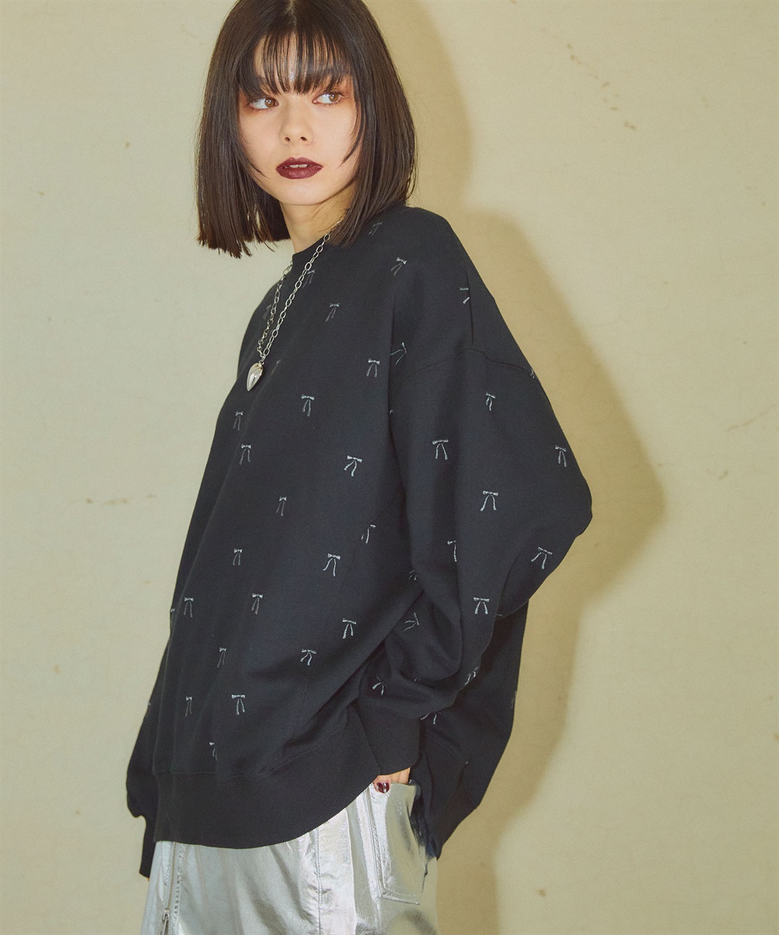 ELLEgirl リボン総刺繍スウェットプルオーバー_sub_12