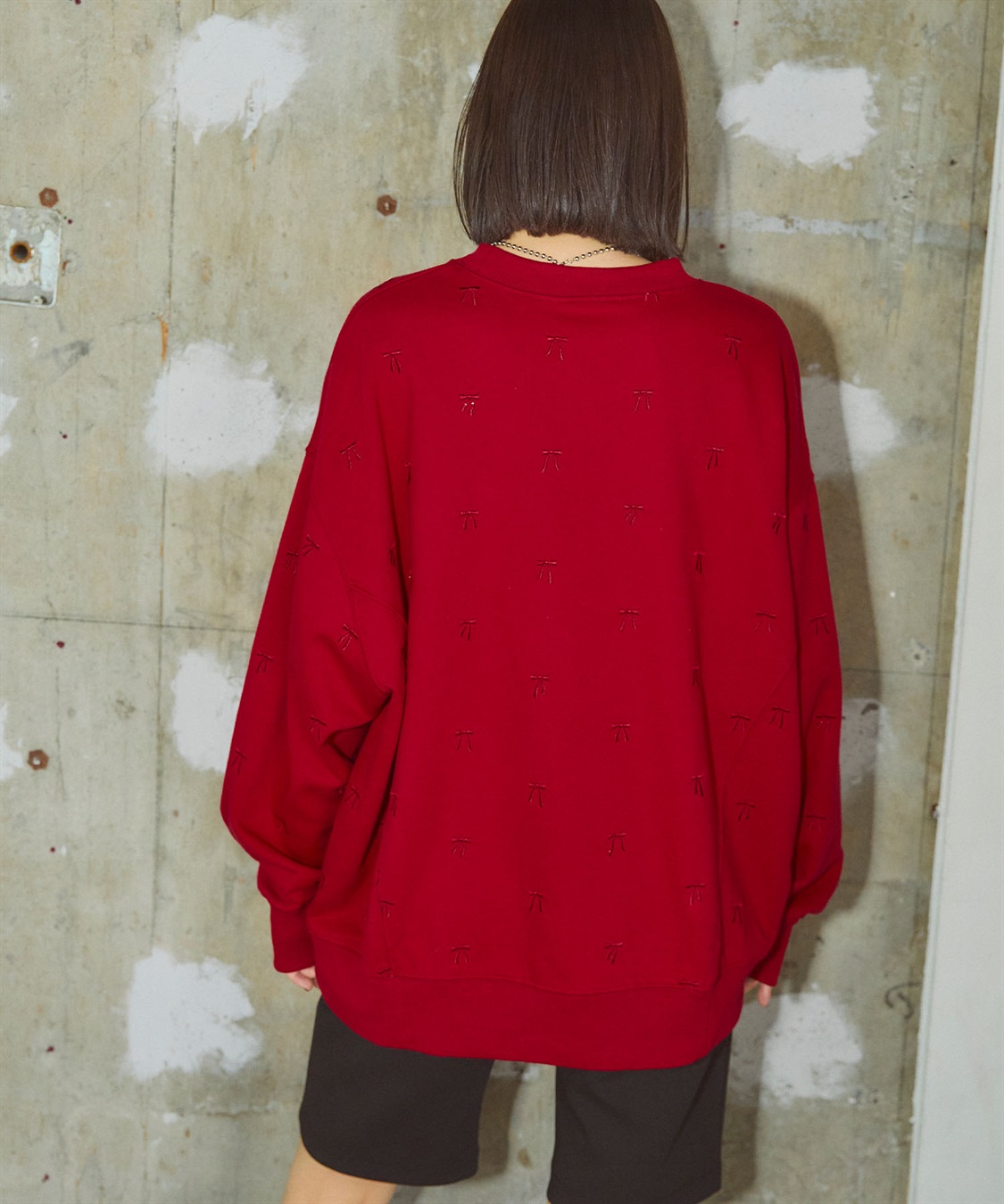 ELLEgirl リボン総刺繍スウェットプルオーバー_sub_19