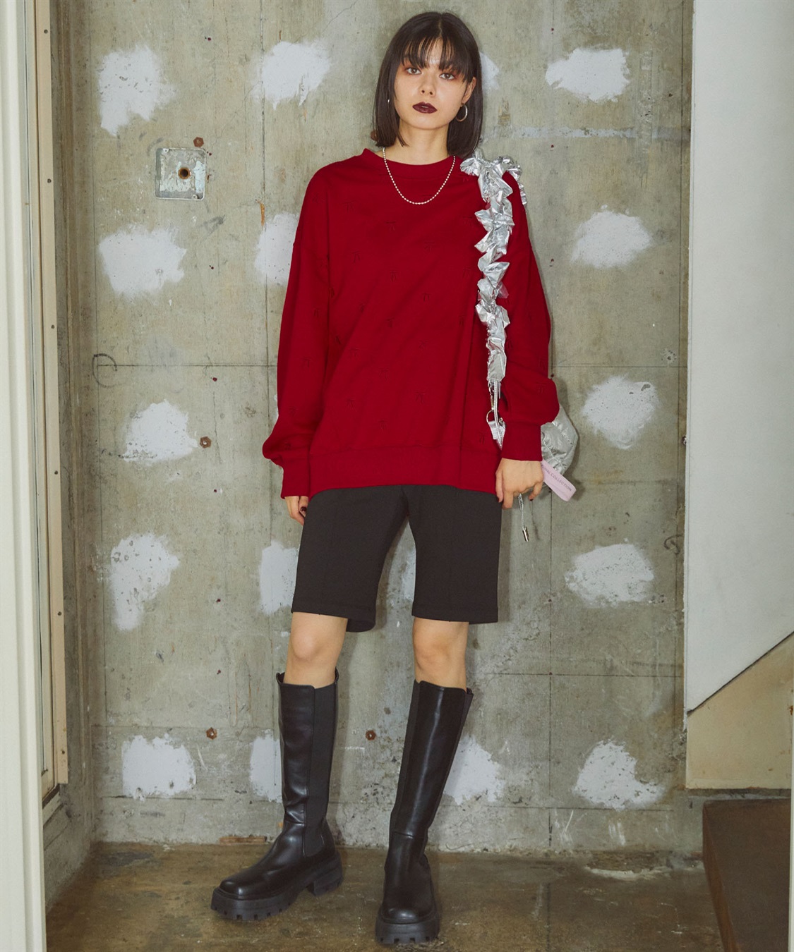 ELLEgirl リボン総刺繍スウェットプルオーバー_sub_22