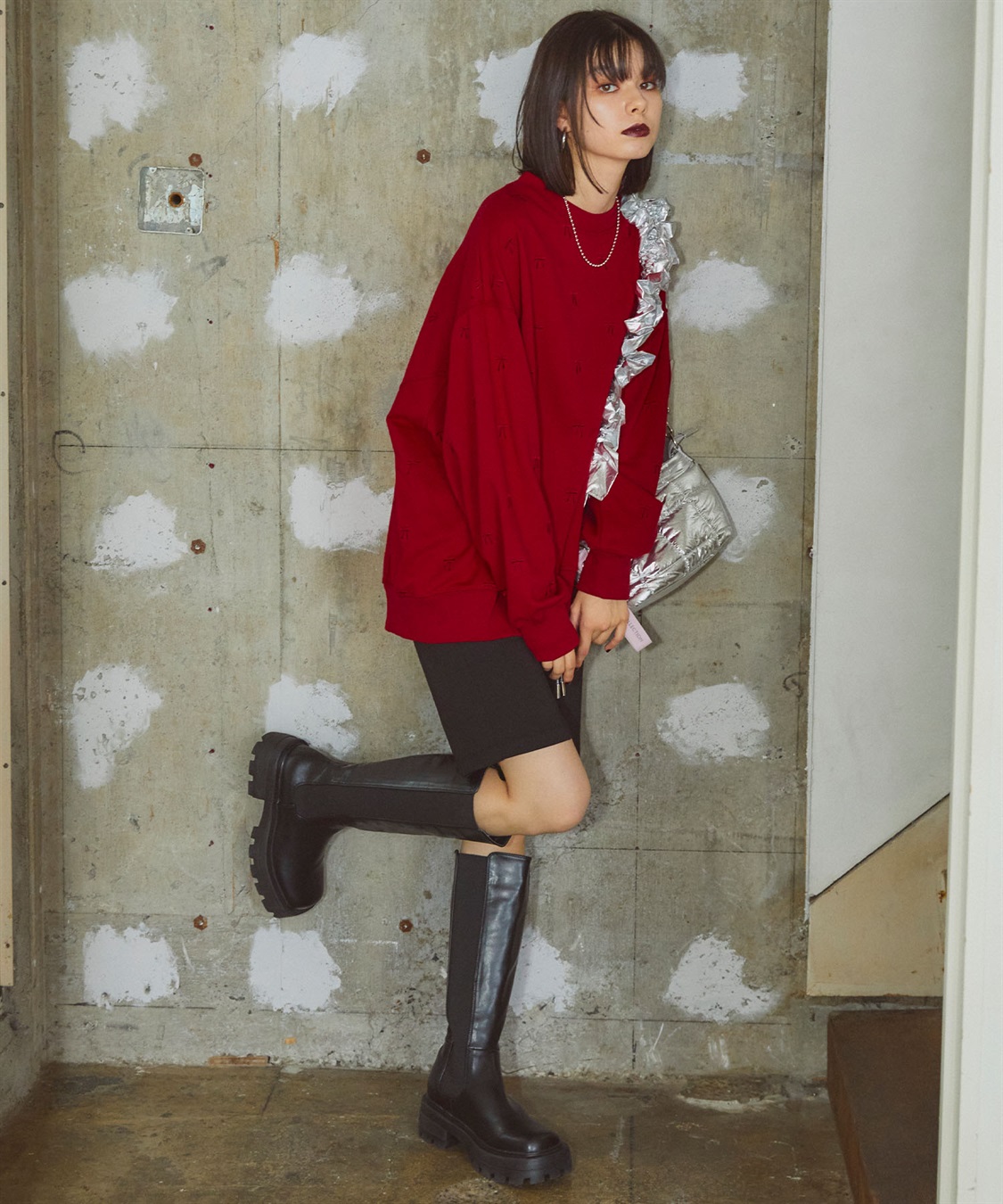 ELLEgirl リボン総刺繍スウェットプルオーバー_sub_23