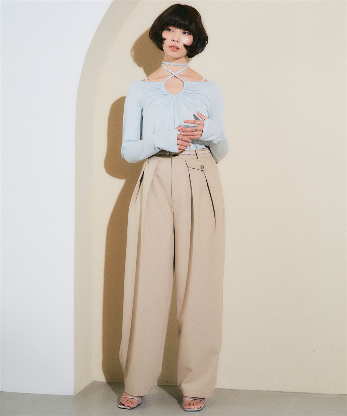 ホルターネックトップス ELLEgirl｜クロスプラス公式通販サイト