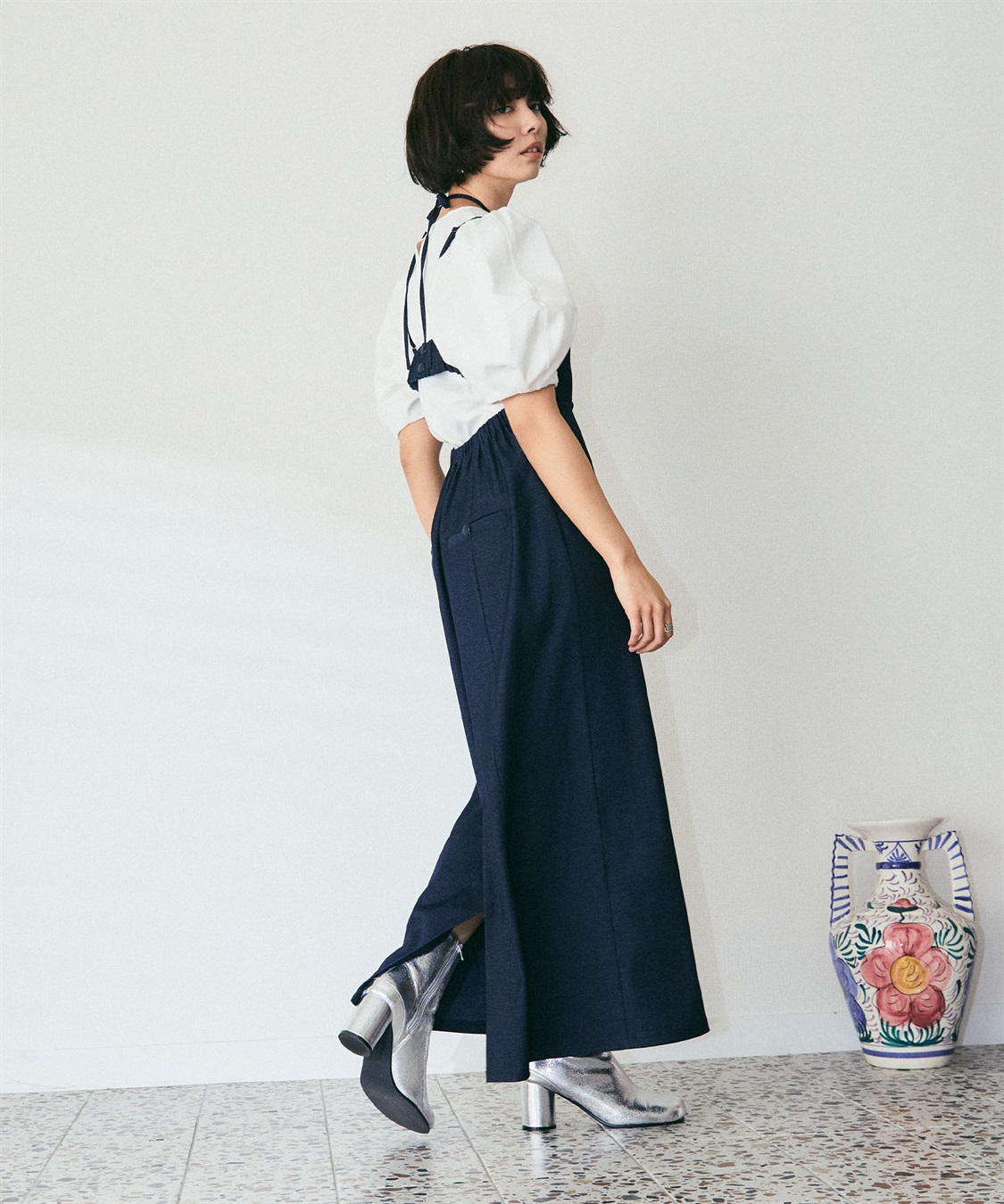 ELLEgirl フラワージャガードビスチェワンピース_sub_20