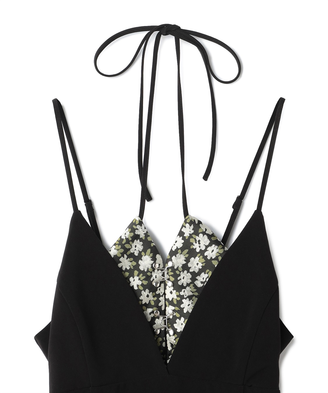 ELLEgirl フラワージャガードビスチェワンピース_sub_23