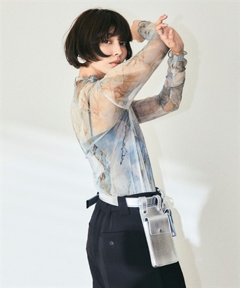 ELLEgirl ハイネック転写総柄シアートップス_subthumb_6